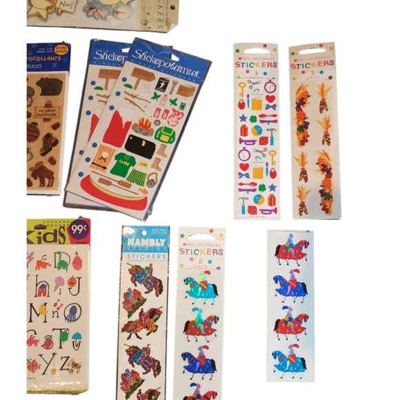 Vintage Assorted Stickers Lot - Picture 2 of 3